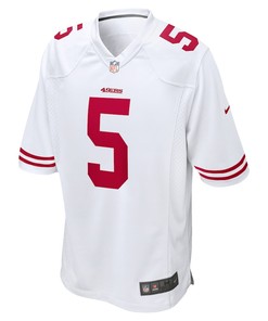 Trey Lance 5 San Francisco 49ers Game Jersey - White