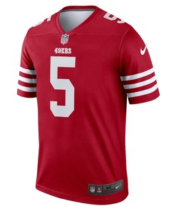 Trey Lance 5 San Francisco 49ers Legend Jersey - Scarlet