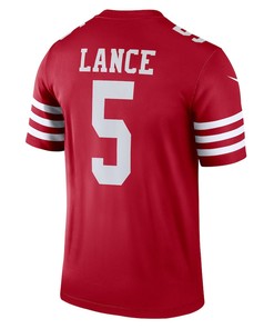 Trey Lance 5 San Francisco 49ers Legend Jersey - Scarlet