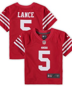 Trey Lance 5 San Francisco 49ers Toddler Game Jersey - Scarlet