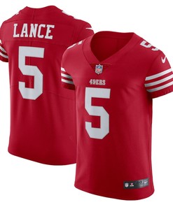 Trey Lance 5 San Francisco 49ers Vapor Elite Jersey - Scarlet