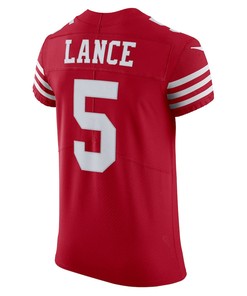 Trey Lance 5 San Francisco 49ers Vapor Elite Jersey - Scarlet