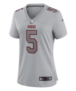 Trey Lance 5 San Francisco 49ers Women's Atmosphere Fashion Game Jersey - Gray