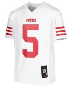Trey Lance 5 San Francisco 49ers Youth Team Player Jersey - White