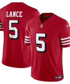 Trey Lance 8 San Francisco 49ers Vapor F.U.S.E. Limited Alternate 1 Jersey - Scarlet