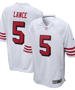 Trey Lance San Francisco 49ers Alternate Game Jersey - White