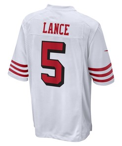 Trey Lance San Francisco 49ers Alternate Game Jersey - White