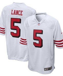 Trey Lance San Francisco 49ers Alternate Game Jersey - White Nfl