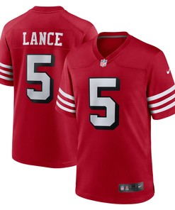 Trey Lance San Francisco 49ers Alternate Game Player Jersey - Scarlet Nfl