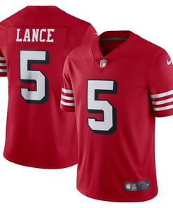 Trey Lance San Francisco 49ers Alternate Vapor Limited Jersey Scarlet Nfl