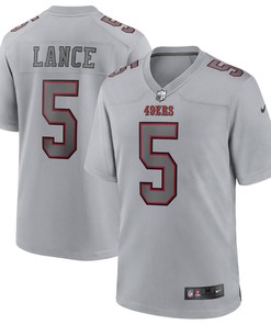 Trey Lance San Francisco 49ers Atmosphere Fashion Game Jersey - Gray Nfl