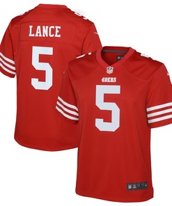 Trey Lance San Francisco 49ers Game Jersey - Scarlet Nfl