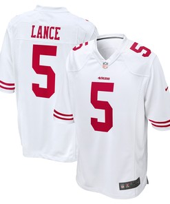 Trey Lance San Francisco 49ers Game Jersey White Nfl