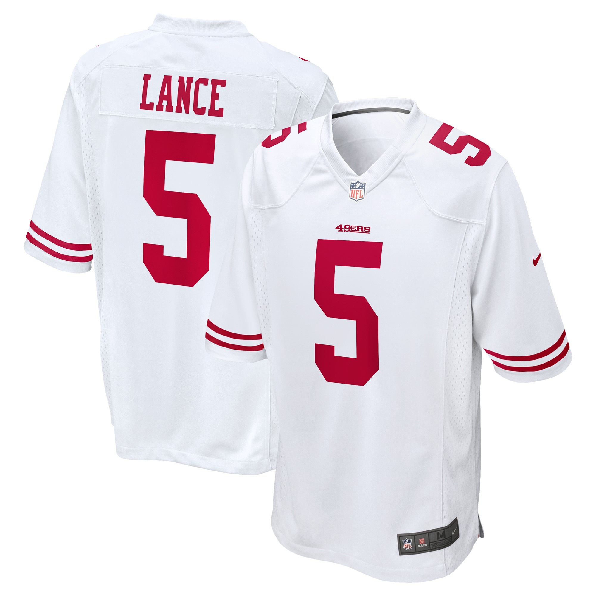 Trey Lance San Francisco 49ers Game Jersey - White Nfl