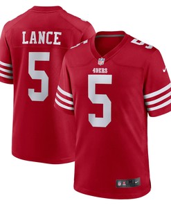 Trey Lance San Francisco 49ers Game Player Jersey - Scarlet Nfl