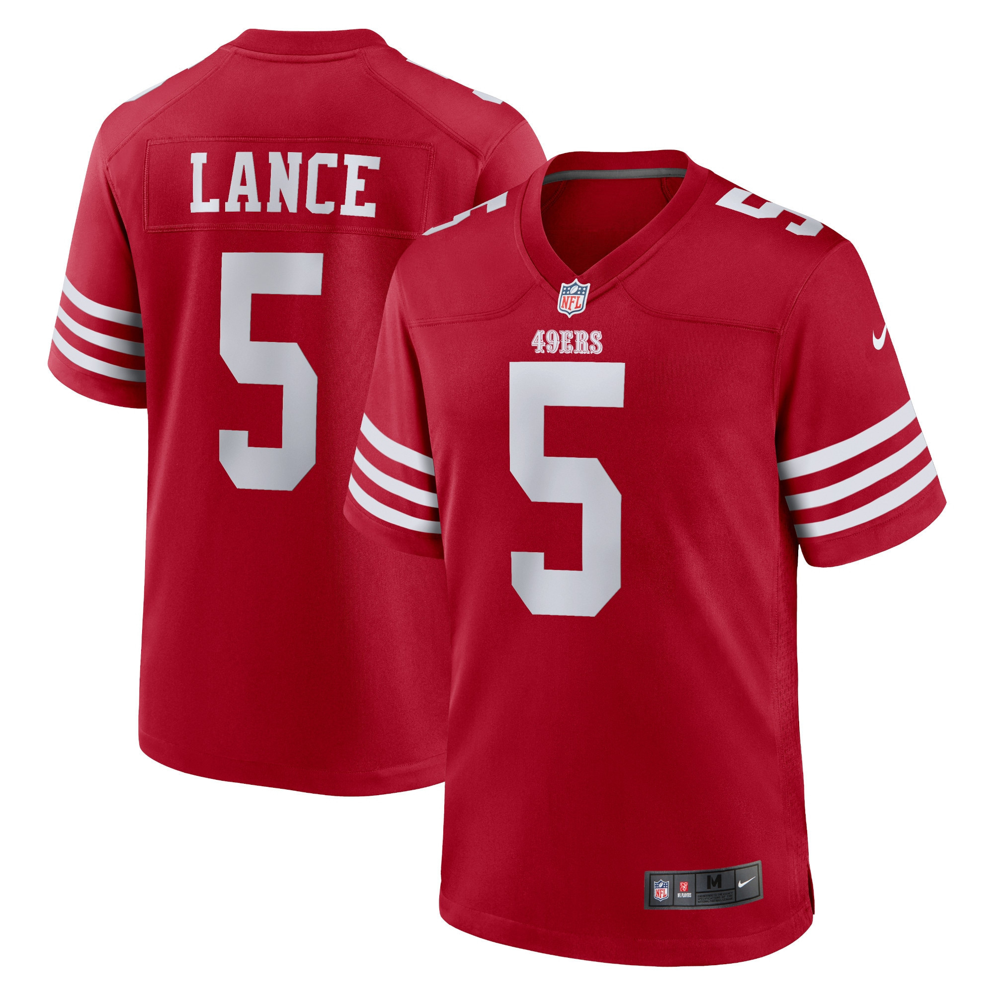 Trey Lance San Francisco 49ers Game Player Jersey - Scarlet Nfl