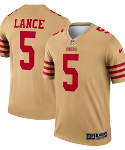 Trey Lance San Francisco 49ers Inverted Legend Jersey - Gold Nfl