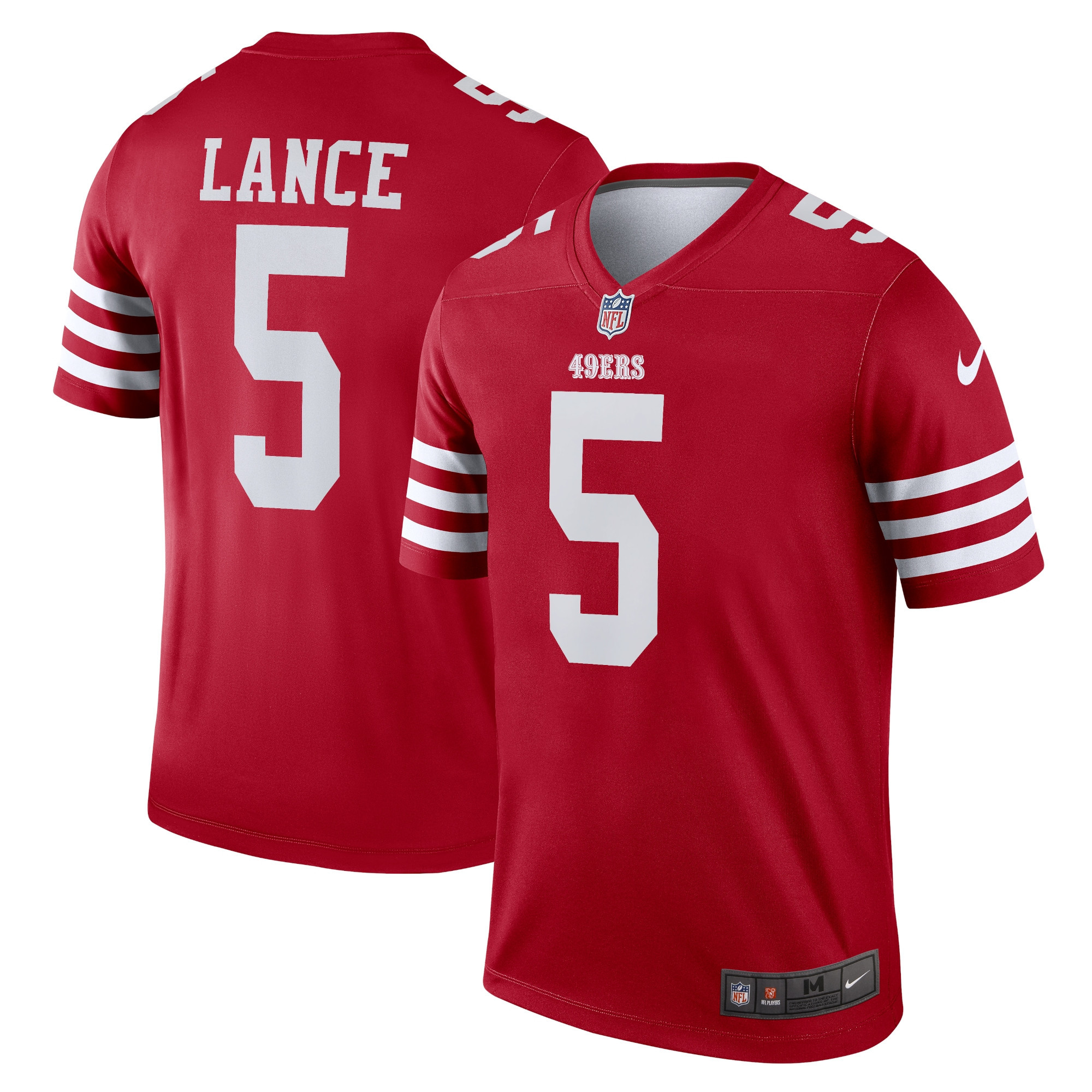 Trey Lance San Francisco 49ers Legend Jersey - Scarlet Nfl