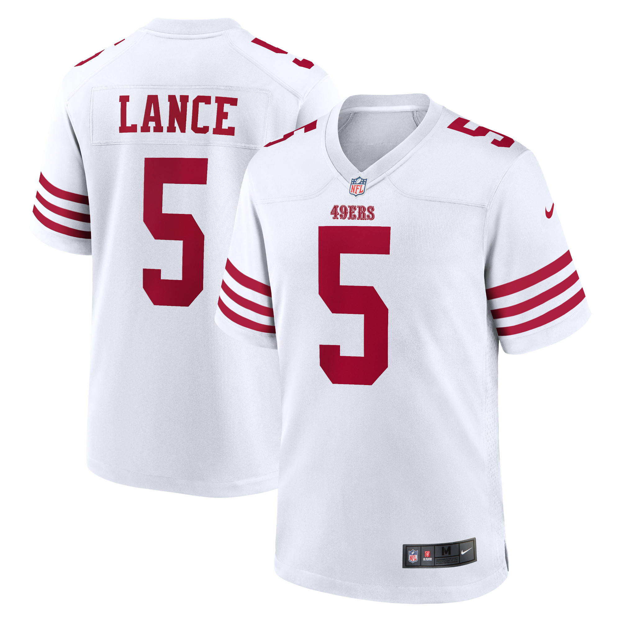 Trey Lance San Francisco 49ers Player Game Jersey White Nfl