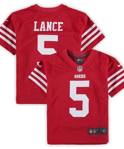 Trey Lance San Francisco 49ers Preschool Game Jersey - Scarlet Nfl