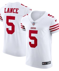 Trey Lance San Francisco 49ers Vapor Elite Jersey White Nfl