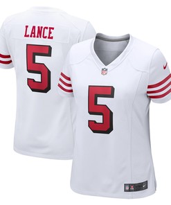 Trey Lance San Francisco 49ers Womens Alternate Game Jersey - White Nfl