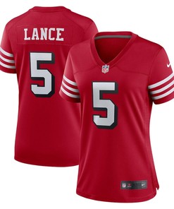 Trey Lance San Francisco 49ers Women's Alternate Game Player Jersey - Scarlet