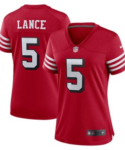 Trey Lance San Francisco 49ers Womens Alternate Game Player Jersey - Scarlet Nfl