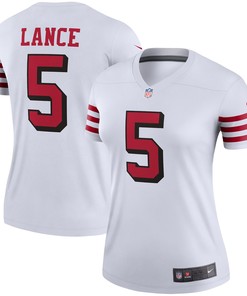 Trey Lance San Francisco 49ers Womens Alternate Legend Jersey White Nfl
