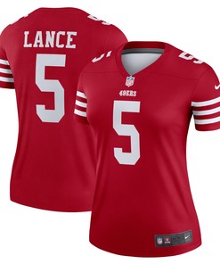 Trey Lance San Francisco 49ers Womens Legend Jersey - Scarlet Nfl