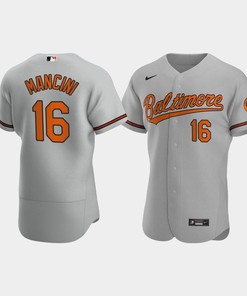 Trey Mancini 16 Baltimore Orioles Gray Road Jersey