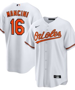Trey Mancini Baltimore Orioles Home Replica Player Name Jersey - White Mlb
