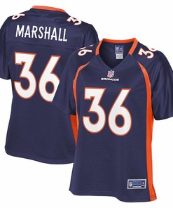 Trey Marshall Denver Broncos Nfl Pro Line Womens Alternate Player Jersey - Navy