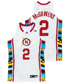 Trey McGowens 2 Nebraska Cornhuskers 2022 Honoring Black Excellence Sunflower BHM Men Jersey - White