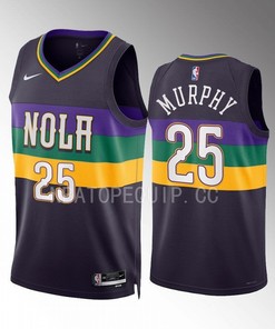 Trey Murphy III 25 New Orleans Pelicans Purple Jersey 2022-23 City Edition Swingman