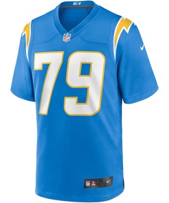Trey Pipkins III 79 Los Angeles Chargers Game Jersey - Powder Blue