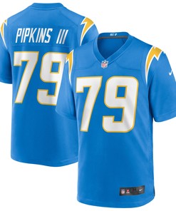 Trey Pipkins Iii Los Angeles Chargers Game Jersey - Powder Blue Nfl