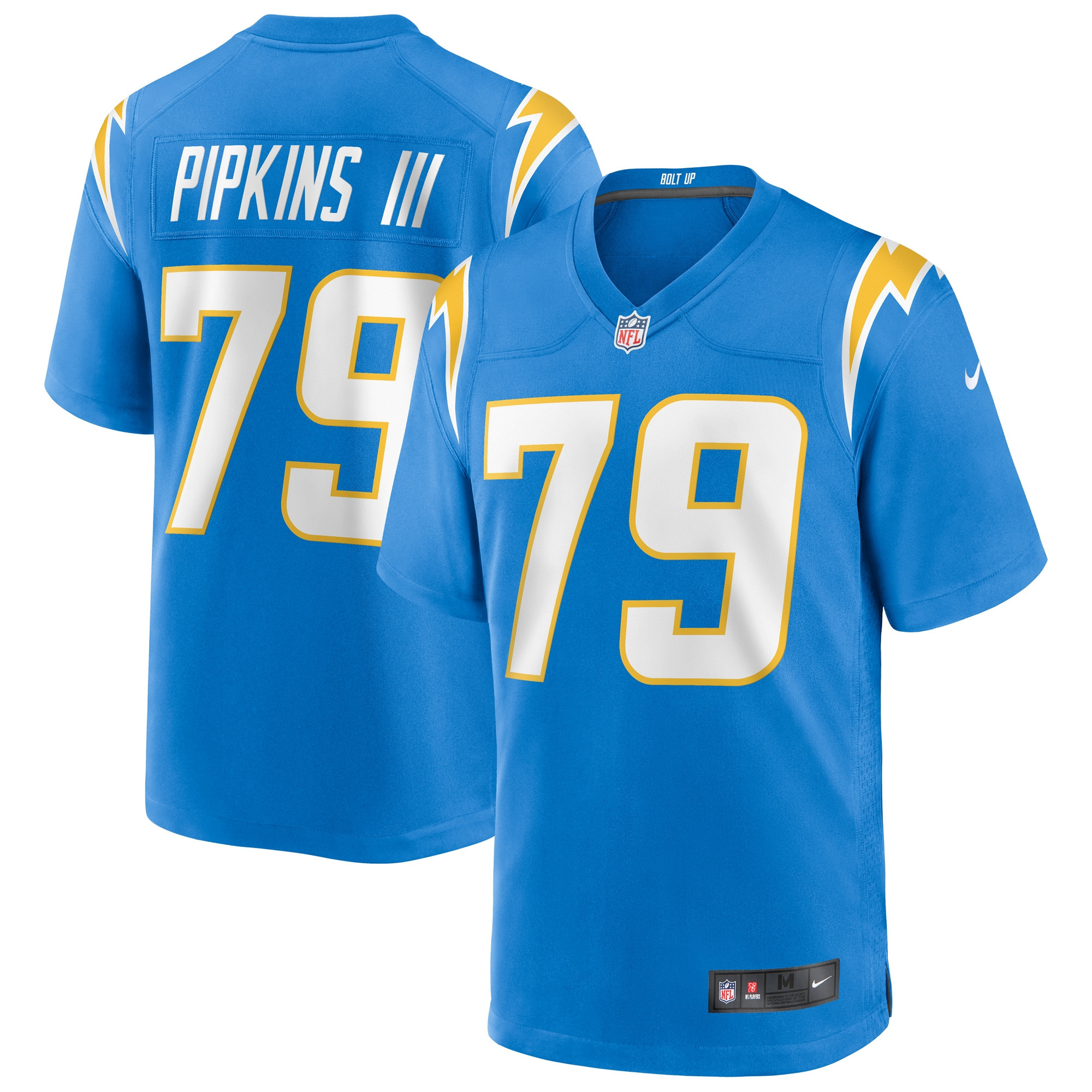 Trey Pipkins Iii Los Angeles Chargers Game Jersey - Powder Blue Nfl
