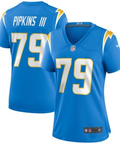 Trey Pipkins Iii Los Angeles Chargers Womens Game Jersey - Powder Blue Nfl