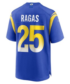Trey Ragas Los Angeles Rams Game Player Jersey - Royal