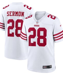Trey Sermon San Francisco 49ers Player Game Jersey - White Nfl