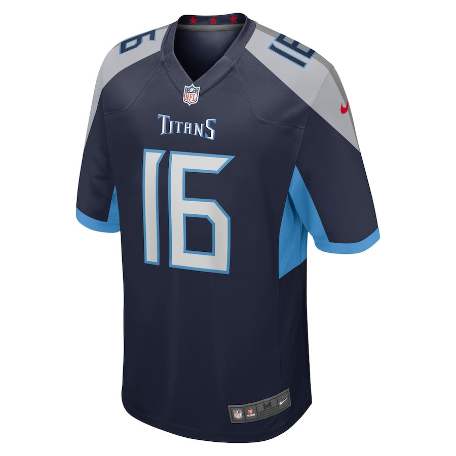 Treylon Burks 16 Tennessee Titans 2022 Draft First Round Pick Game Jersey In Navy