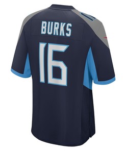 Treylon Burks 16 Tennessee Titans 2022 Draft First Round Pick Game Jersey In Navy