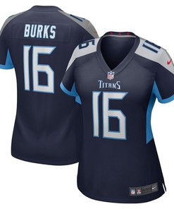 Treylon Burks Tennessee Titans Women's Player Game Jersey - Navy
