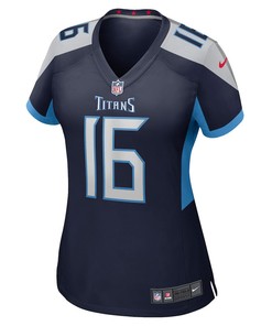 Treylon Burks Tennessee Titans Women's Player Game Jersey - Navy