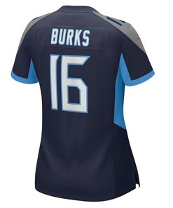 Treylon Burks Tennessee Titans Women's Player Game Jersey - Navy