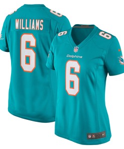 Trill Williams Miami Dolphins Womens Game Player Jersey - Aqua Nfl