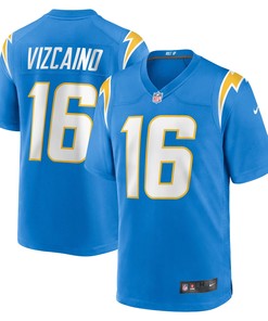 Tristan Vizcaino Los Angeles Chargers Game Jersey - Powder Blue Nfl