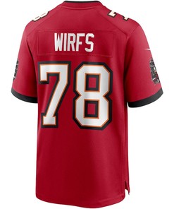 Tristan Wirfs 78 Tampa Bay Buccaneers Player Game Jersey - Red