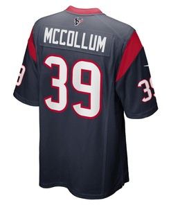 Tristin McCollum Houston Texans Game Player Jersey - Navy